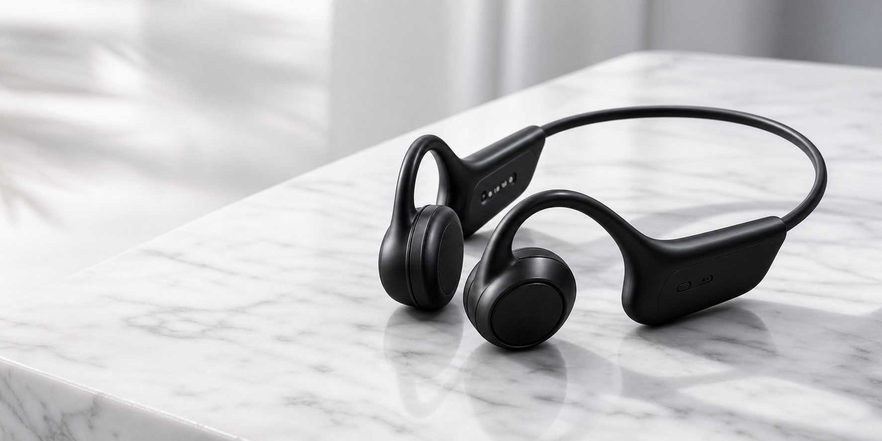 Open-ear bone conduction headphones